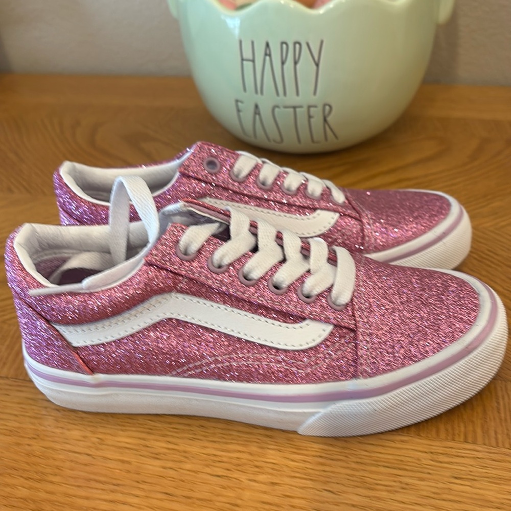 Vans Pink Glitter Sneakers